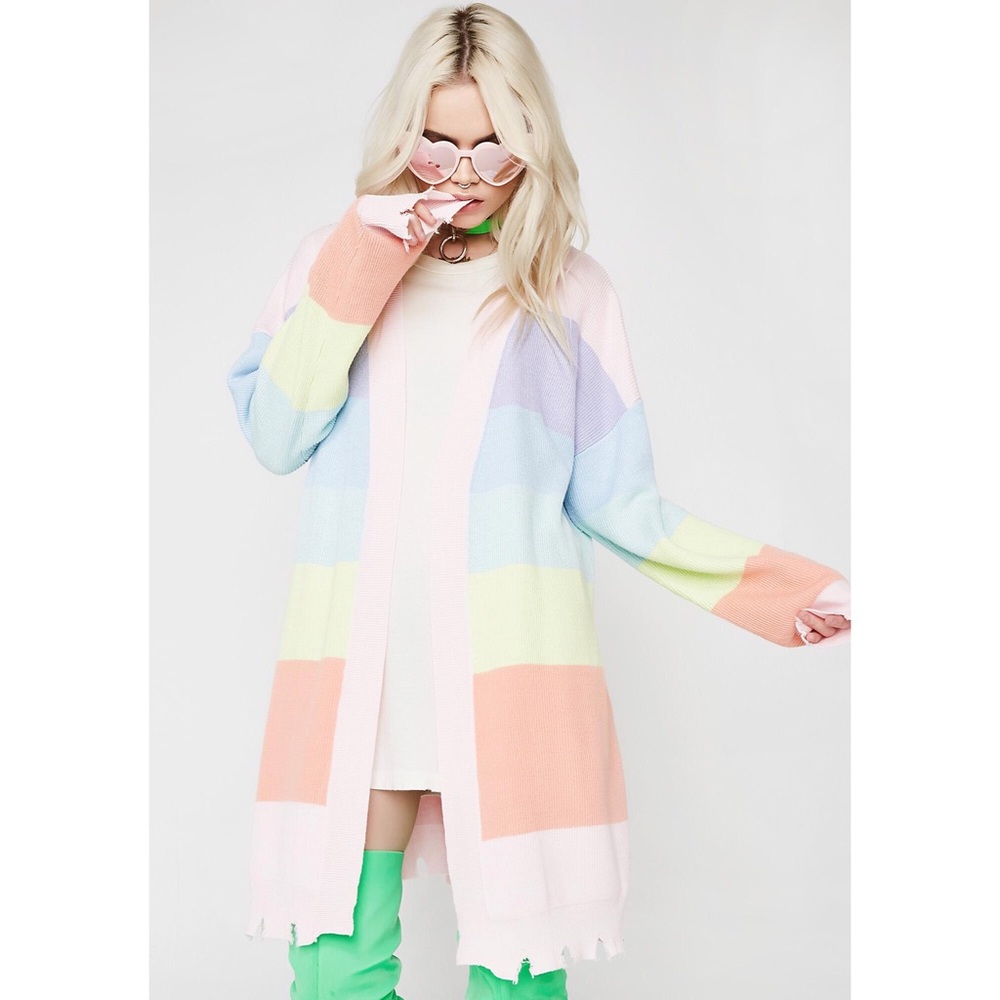 Rainbow cardigan